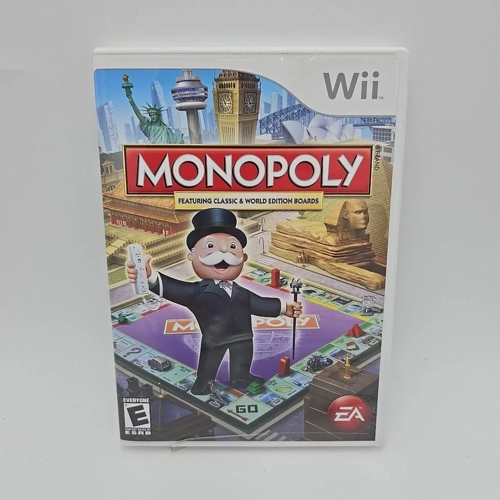 Monopoly (Nintendo‎ Wii, 2008) Complete Tested Working